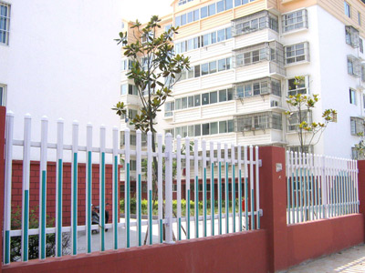 pvc社区围栏